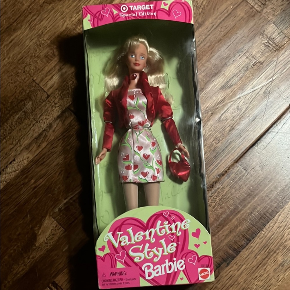 Mattel Barbie in Red and White Heart Outfit